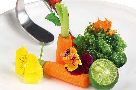 养生绿色鱼子酱