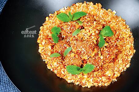 坚果粤式雪花小牛肉