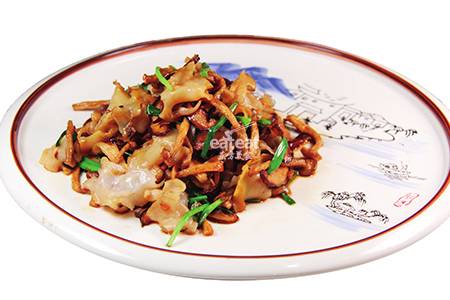 珍菌螺片：自制蒜味烧汁