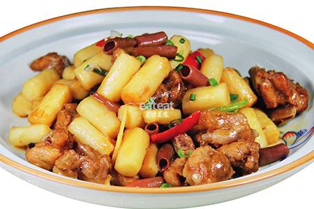 排骨山药烧海肠