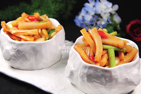 炝拌朝鲜小蚌头