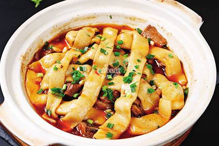 萧县山羊肉焖饼