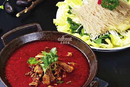 徽州羊肉汤捞粉丝