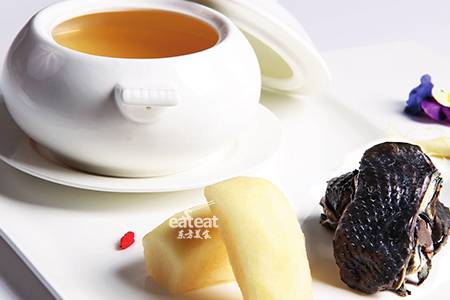 雪梨韩参慢炖竹丝鸡