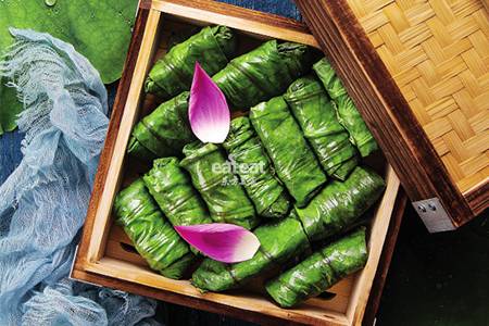 荷叶蒸肉