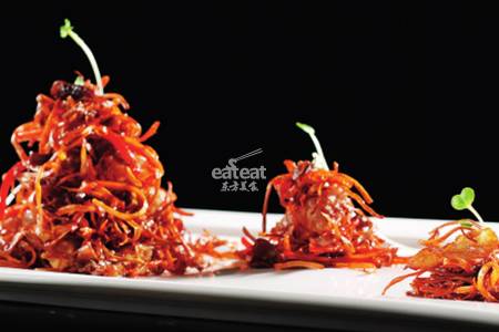 茶树菇炒贝裙（一菜两味）