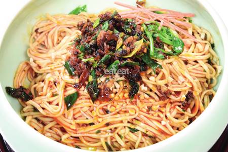 回锅肉干拌面