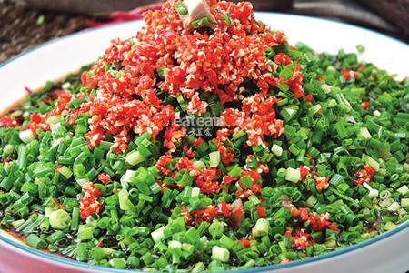 葱椒鲜拌跑山兔