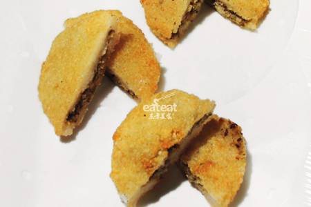 绿豆糍粑：冷藏后再炸