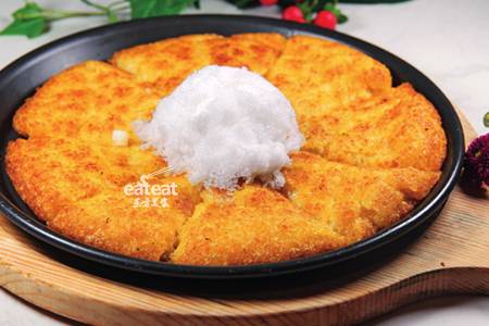 妈妈手煎黄米饭