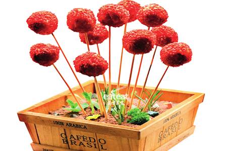 脆皮芝士荔枝虾