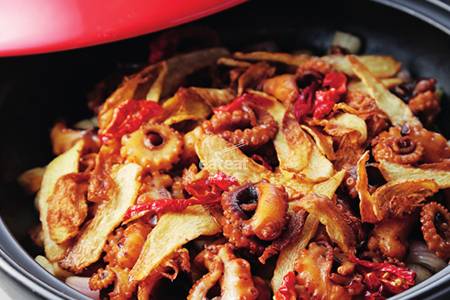 沙窝姜焗八爪鱼