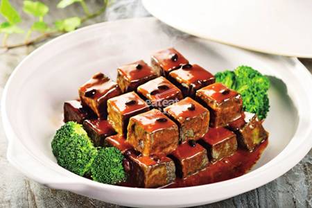 鲍汁黑豆腐：自制鲍汁