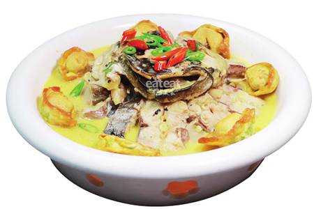 开胃长江鲶鱼配馄饨