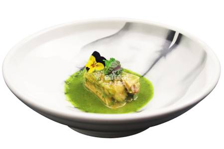 沙葱椒麻葵花鸡