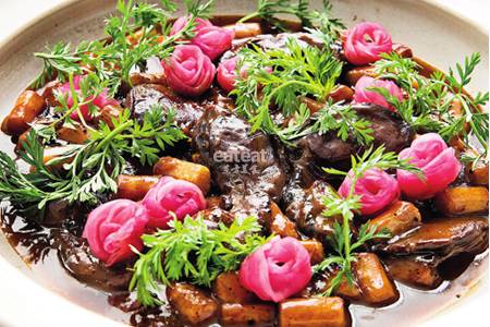 松露汁铁棍山药鲍鱼