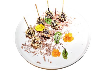 黑巧克力淮山果仁酥