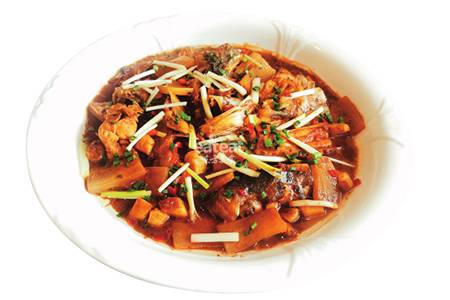 醋熘千岛湖大鱼头