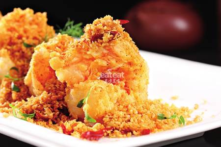 炸烹三头大明虾