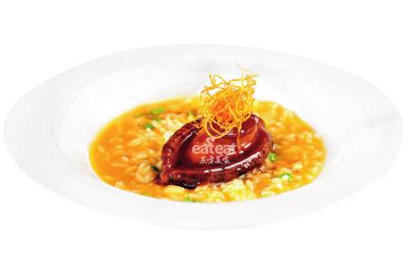 葱烤鲍鱼黄汤豆瓣捞饭