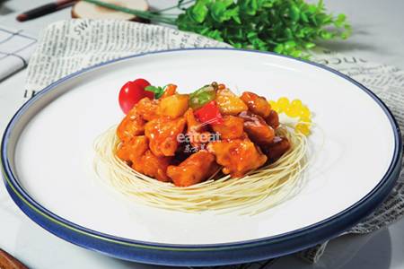 菠萝蘑菇赛咕咾肉