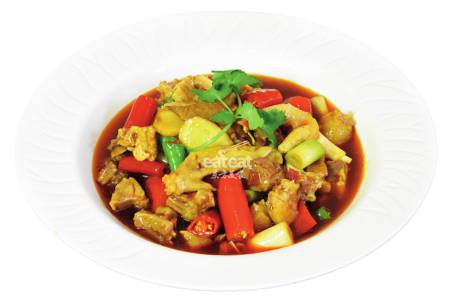 客家姜汁热窝鸡