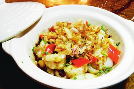 白兰地生焗虾球