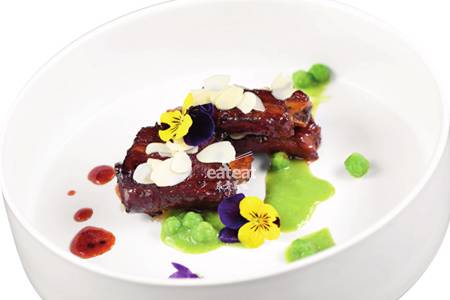 脆杏仁浓浆小排