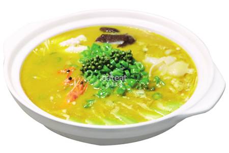 青椒汤海鲜毛血旺