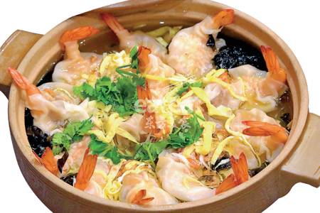 【母鸡汤打底】青岛鲜虾馄饨