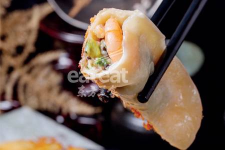 青岛大虾仁锅贴