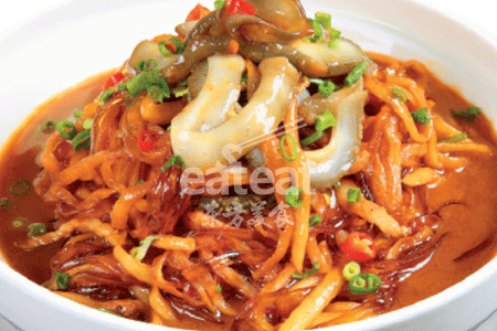 【提高档次】酸萝卜炒活海参