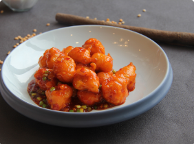 鱼香咕咾脆皮豆腐
