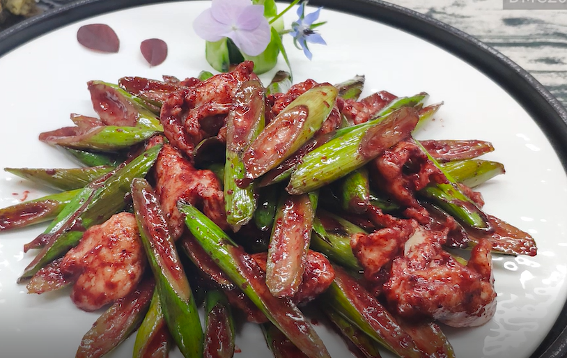 酒糟泽泻炒鸡柳