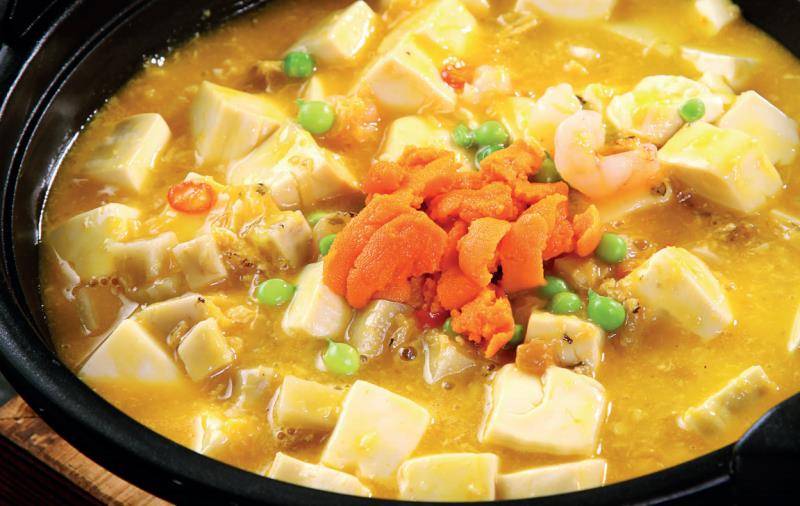 八宝海胆豆腐