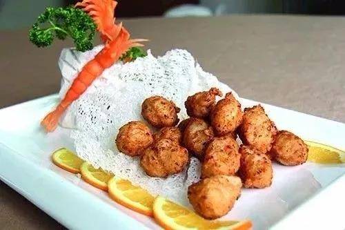 广东地方风味菜品，做法地道：干炸虾枣