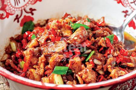 【肉香拌饭】招牌黑土猪肉