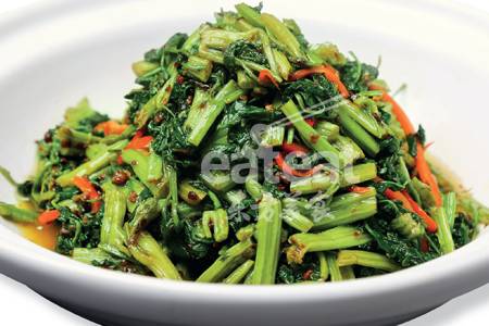 红葱酱钵子焗藜麦梗