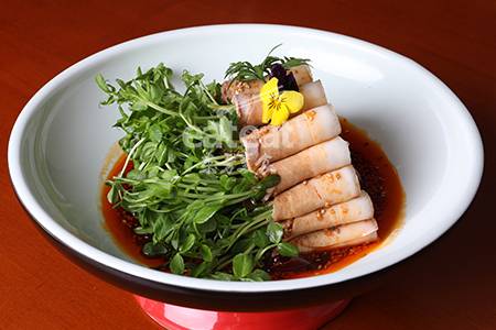 【春季菜】椒麻豆苗白肉卷