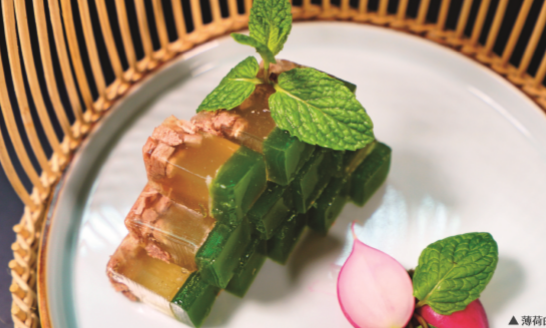 【薄荷提香】薄荷白山羊肉冻