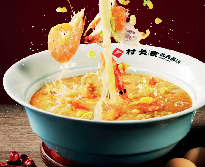 大虾疙瘩汤
