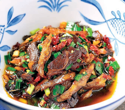 手撕鱼腊牛肉