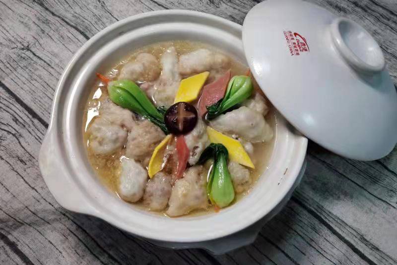 清炖鸡浮