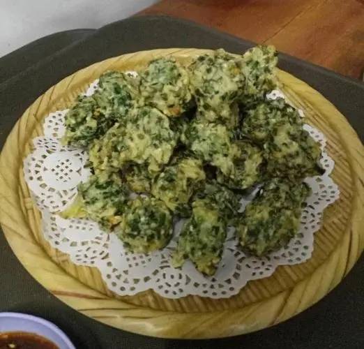 脆皮韭菜香圆
