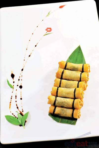 茶香糯米卷