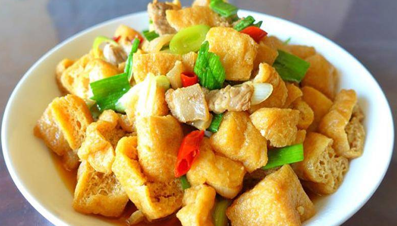 油豆腐焖大块