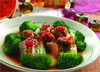 豉汁排骨蒸豆腐