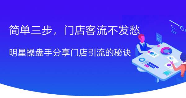简单3步，门店客流不发愁！