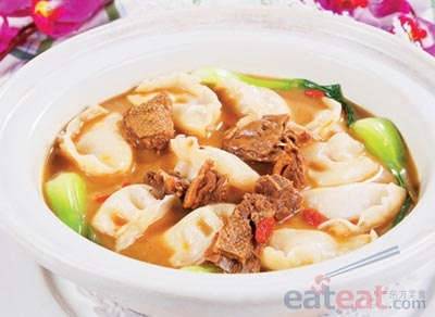 老鸭水饺煲