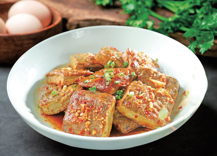 黑茶西施豆腐